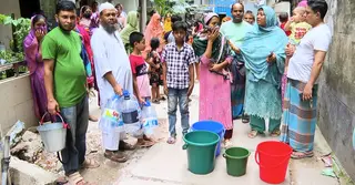 মিরপুরে পানির সংকট বাড়াচ্ছে শঙ্কা